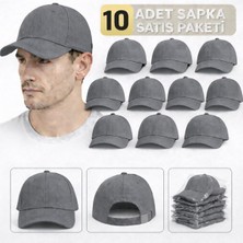Moda Nokta Basic Şapka - Pembe %100 Pamuk Gabardin Unisex Model 10 Adet