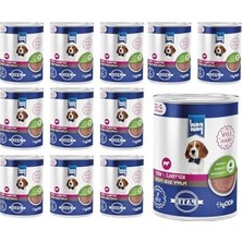 Die Grup Yavru Köpek Biftekli Pate, 400 gr x 12 Adet