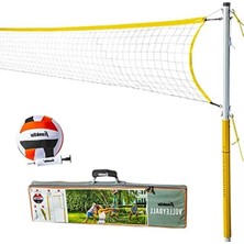Die Grup Portatif Voleybol Ağı Seti - Plaj ve Bahçe Kullanımı Için