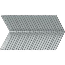 Die Grup 25 Adet Metal Köşebent, 20X80X80 mm Bağlantı Aparatı