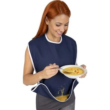 Ardova Sıvı Geçirmez Yetişkin Unisex Yıkanabilir Hasta Yemek / Mama Önlüğü