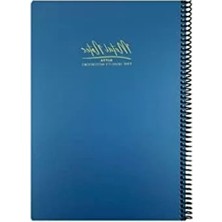 Die Grup 17X24 cm Spiralli Metal Notes Defteri, 80 Yaprak