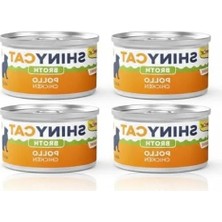 Die Grup Shinycat Tavuklu Yaş Kedi Maması, 70 gr x 4 Adet