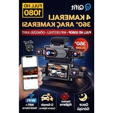 Die Grup 360 Derece 4 Kameralı Araç Kamerası, Full Hd ve Mobil Izleme
