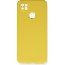 Hsc Bilişim Redmi 9c Kılıf Nano Içi Kadife Silikon - Sarı