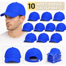 Moda Nokta Basic Şapka - Pembe %100 Pamuk Gabardin Unisex Model 10 Adet