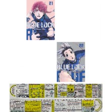 Komik Şeyler Yayıncılık Blue Lock 21-22. Ciltler Manga Seti + Özel Cetvel