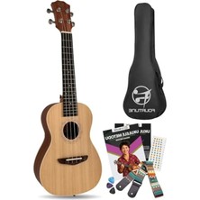 Die Grup Gerçek Maun Ağaçlı 23 Inç Konser Ukulele