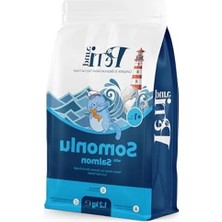 Die Grup Somonlu Yetişkin Kedi Maması, Besleyici Vitaminlerle Tam Mama 1,2 kg