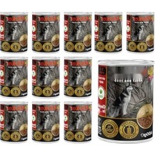 Die Grup Biftekli ve Jöleli Konserve Mama - 400 gr x 12 Adet