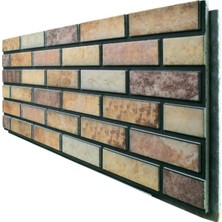 Pan Dekor 5 Adet (3m2) x Tuğla Strafor Dış Cephe Duvar Paneli (DCT-512)
