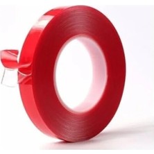 Die Grup Şeffaf Çift Taraflı Akrilik Bant 15 mm x 10 M