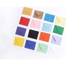 Die Grup 25 Adet Minik Beyaz Zarf - 7x9 cm