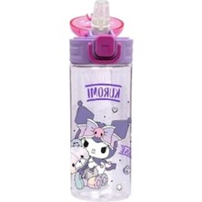 Die Grup 500ML Kapasiteli Kilitlenebilir Su Matarası - Pembe-Mor