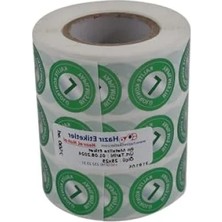 Die Grup Kalite Kontrol Etiketi - 25MM Çapında, 2500 Adet