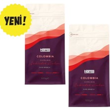 Harras Colombia Çekirdek Kahve %100 Arabica Orta Kavrulmuş 500 gr 2 Adet (Toplam 1000 Gr)