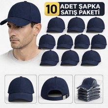 Moda Nokta Basic Şapka - Pembe %100 Pamuk Gabardin Unisex Model 10 Adet