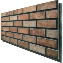 Pan Dekor 5 Adet (3m2) x Tuğla Strafor Dış Cephe Duvar Paneli (DCT-502)