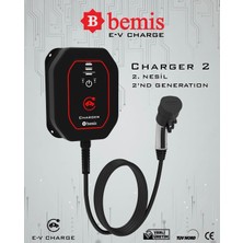 Bemis Elektrikli Araç Şarj Cihazı - Wallbox Charger 2 - 11/22 Kw - 10 Metre