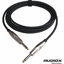 AUDIOX Beta Series Jak Kablo 6.3 mm Mono Gitar Amfi Klavye Enstrüman Kablosu
