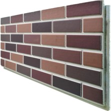 Pan Dekor 5 Adet (3m2) x Tuğla Strafor Dış Cephe Duvar Paneli (DCT-506)