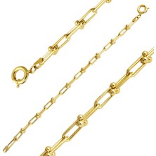 Tiffany Topçuk Zincir Altın Bileklik