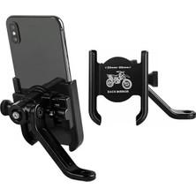 Luord - Store Sunup 03-H2 Motosiklet Telefon Tutucu Standı Tutacağı (Aynaya Sabitlenir)