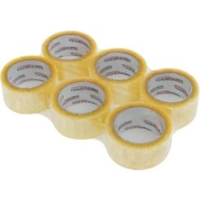 Die Grup Şeffaf Koli Bandı, 45 mm x 100 M, 6'lı Paket