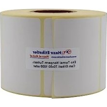 Die Grup Eko Termal Nonperm Etiket, 70MM x 50MM, Ruloda 1000 Adet
