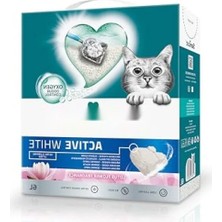 Die Grup Topaklanan Kedi Kumu - Active White Lotus Çiçeği (6l)