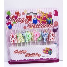 Luord-Store Happy Birthday Renkli Mum