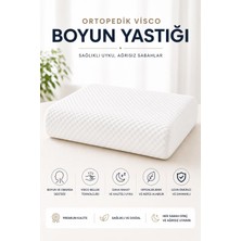 EpiRelax Ortopedik Visco Boyun Yastığı | Hafızalı Sünger, Ergonomik Uyku ve Boyun Desteği
