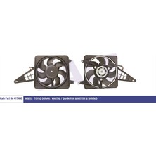Kale Fan Motoru Davlumbazlı Fıat Tofaş Doğan / Kartal / Şahin Kablolu (160W 300MM) (1 Ad )