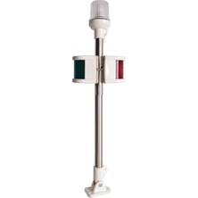 Remkay Işıklı Bayrak Direği Sancak + Iskele Takım 40 cm LED