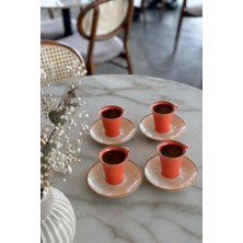 Porland Seasons 4 Kişilik Türk Kahvesi Fincanı Kahve Takımı 70 cc