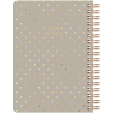 Die Grup Noktalı Bullet Journal Pro Defter, Kum Renk, 17X24CM