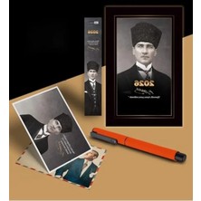 Die Grup Atatürk Temalı 2026 Ajandası - Ayraç ve Kartpostal ile