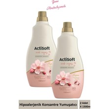 Actisoft Çiçek Rüyası Konsantre Yumuşatıcı Parfüm Kapsüllü 1500ML x 2 Adet