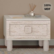 Comiet Nilüfer Mdf Ayaklı Tasarım Komodin