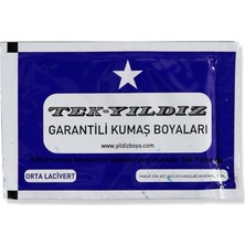 Tek Yıldız 29 - Kumaş Boyası Lacivert Orta 11 Gr