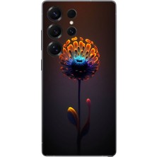 Le Balvo Samsung Galaxy S25 Ultra Uyumlu Büyülü Çiçek Baskılı Silikon Kılıf
