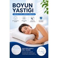 EpiRelax Premium Ortopedik Visco Boyun Yastığı Nefes Alabilen Ergonomik Uyku Yastığı
