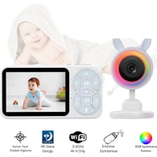 Uray Store Bebek Kamerası Kumandalı Monitörlü Konuşma Özellikli Işıklı Gece Görüslü Hatırlatıcılı Kamera
