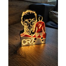 Sidas Cristiano Ronaldo Temalı Masa Üsütü Organizer Şık Tasarım LED Takılabilir (Led Dahil Değildir.)