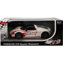 Toybaby 70710 1:14 Uzaktan Kumandalı Porsche 918 Spyder Weissach Işıklı Araba 32 cm