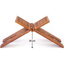 Akıncı Tekstil Ahşap Rahle - Yakma - 55 cm