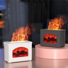Çeşithane Alev Efektli Aroma Difüzör LED Işıklı Ultrasonik Hava Nemlendirici