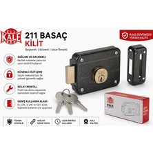 Kale 211 Basaç Kapı Kilidi – Dayanıklı Güvenlik Kilidi, Pratik Montaj, Uzun Ömürlü Kullanım