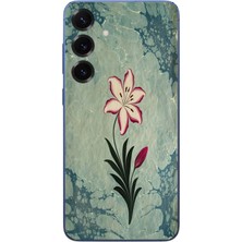 Le Balvo Samsung Galaxy S25 Plus Uyumlu Çiçek Deseni Baskılı Silikon Kılıf