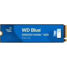 Wd Blue SN5000 2tb Pcıe 4.0 X4 Nvme 5150/4850 Gen4 SSD Disk WDS200T4B0E